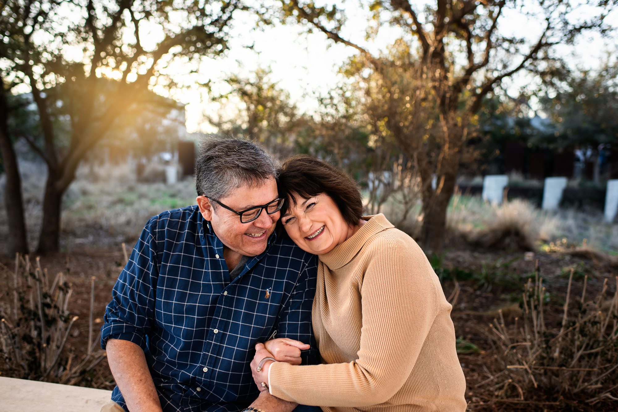 Couple laughing and hugging, Lifestyle Photography San Antonio