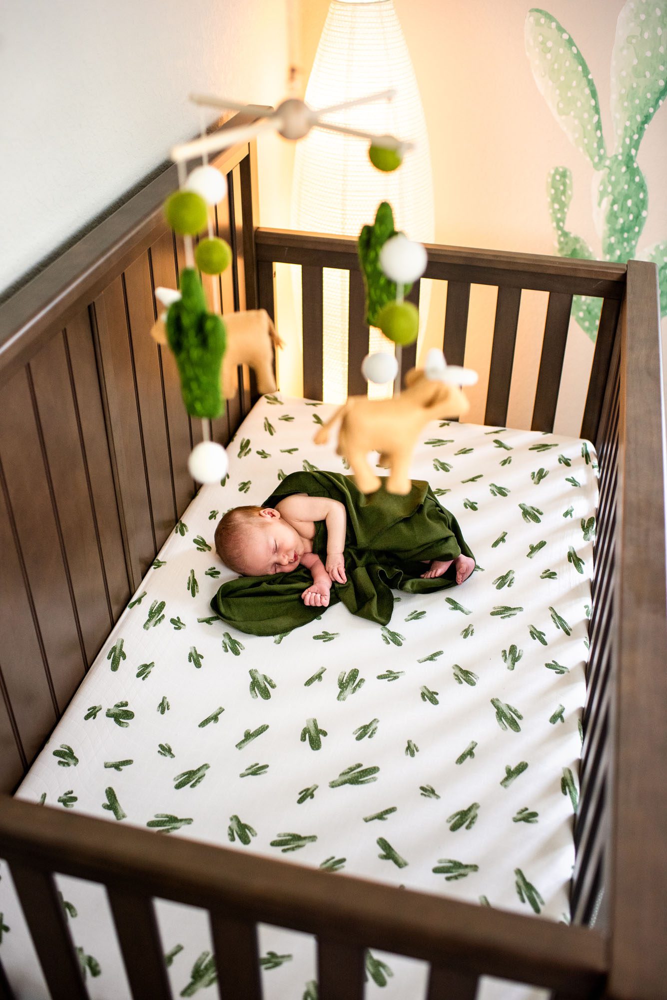 San Antonio Newborn Photographer, Baby asleep in crib