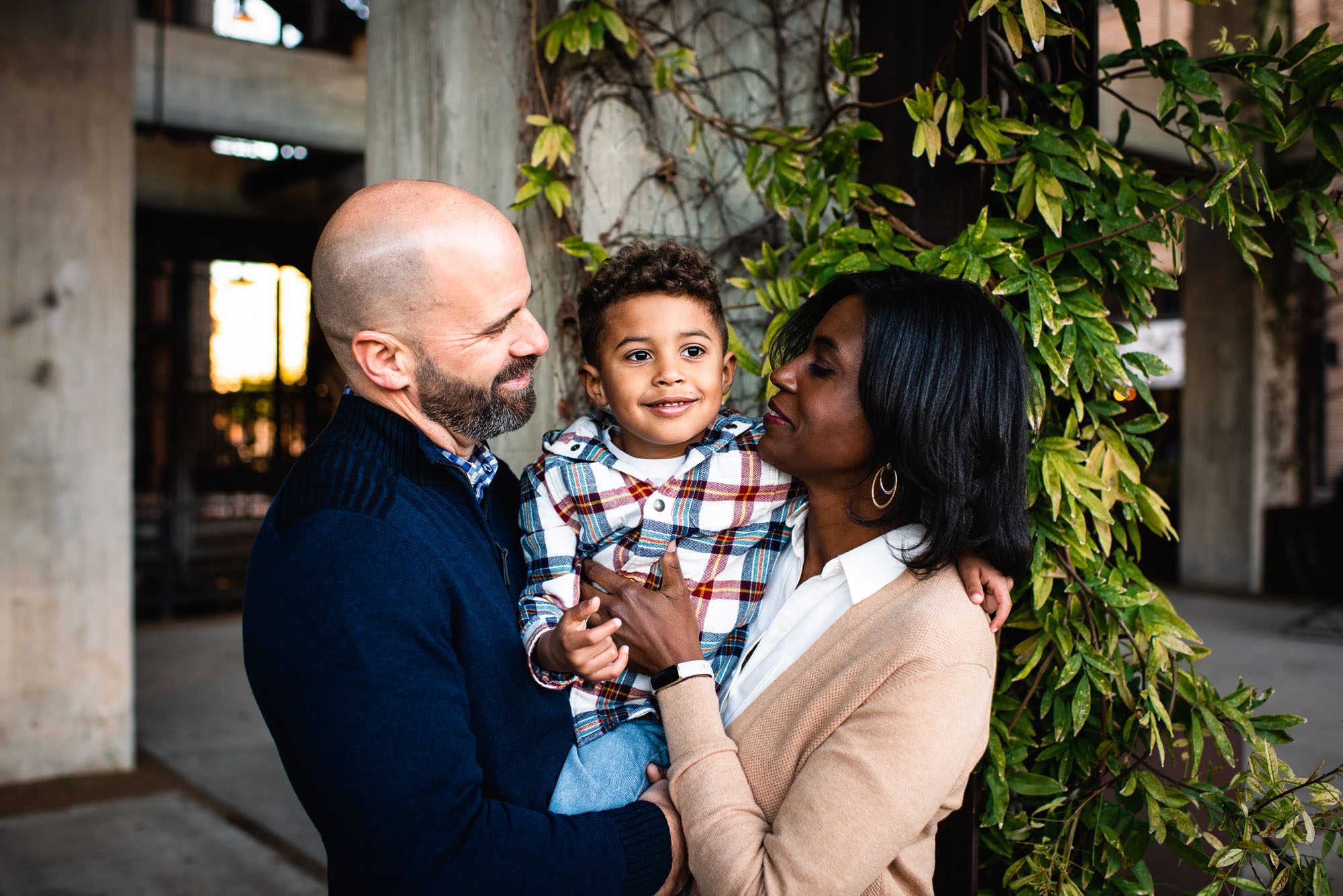 Parents holding son, Family Photographer San Antonio