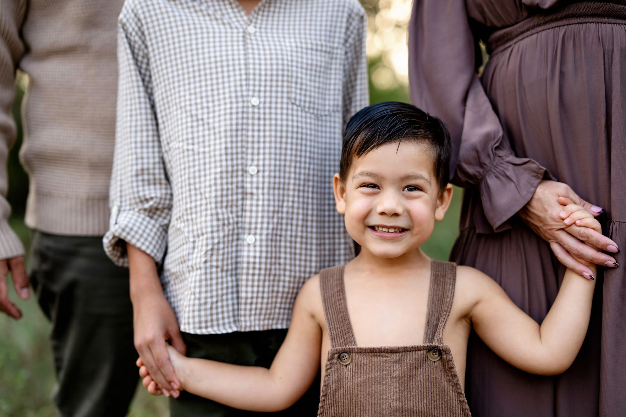 Little boy smiling, San Antonio family photographer