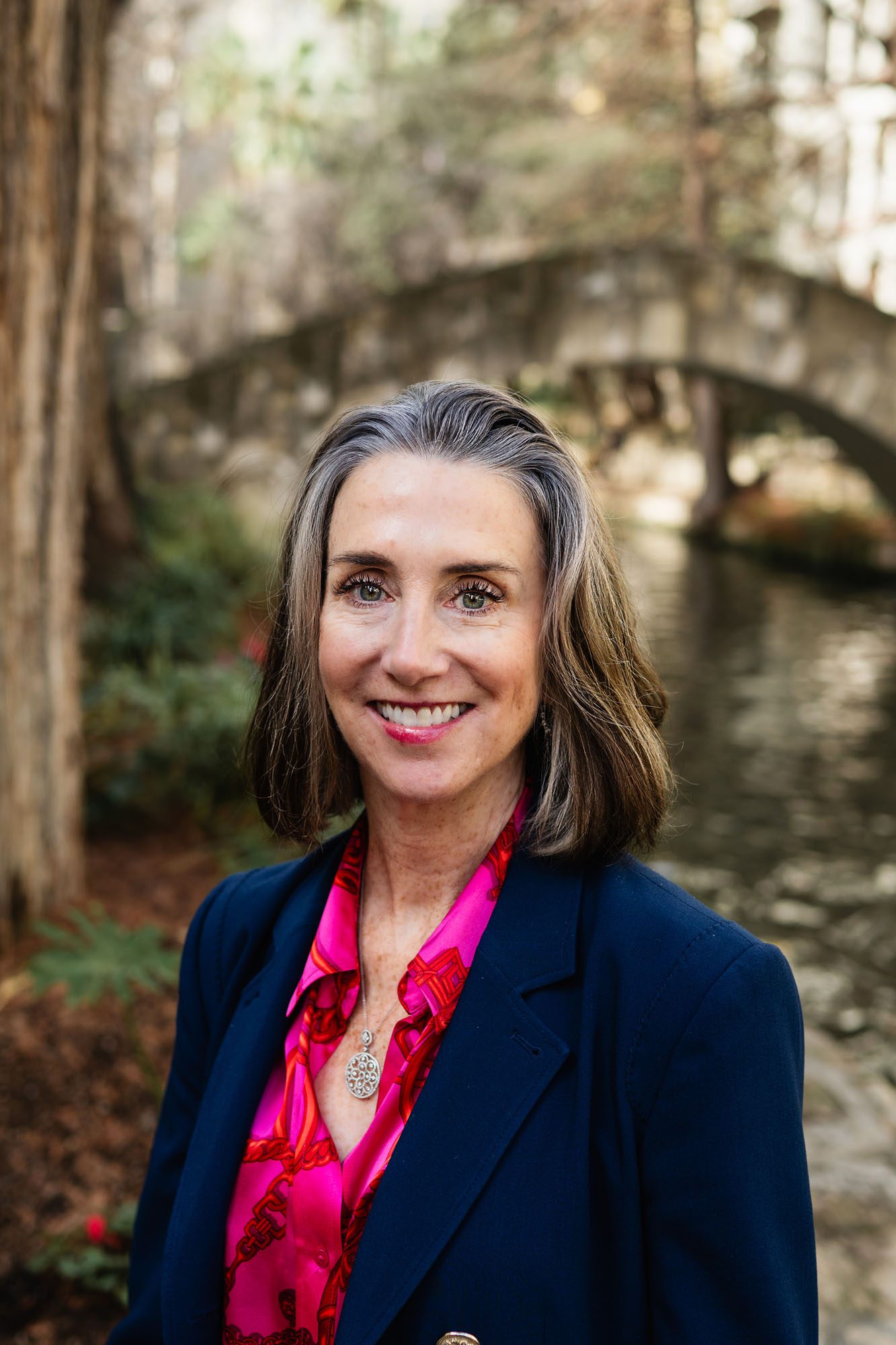Portrait of woman on San Antonio Riverwalk, San Antonio headshot photographer